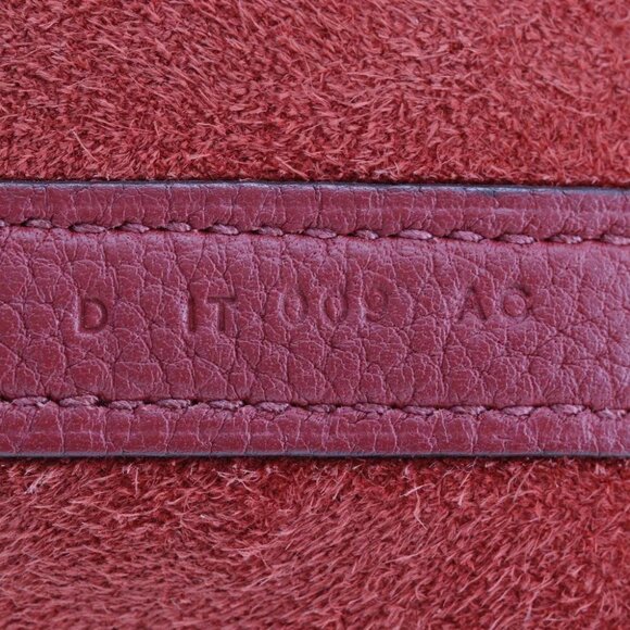 HERMES Pico Tan Lock MM Handbag Red Taurillon Clemence Women - Picture 9 of 9